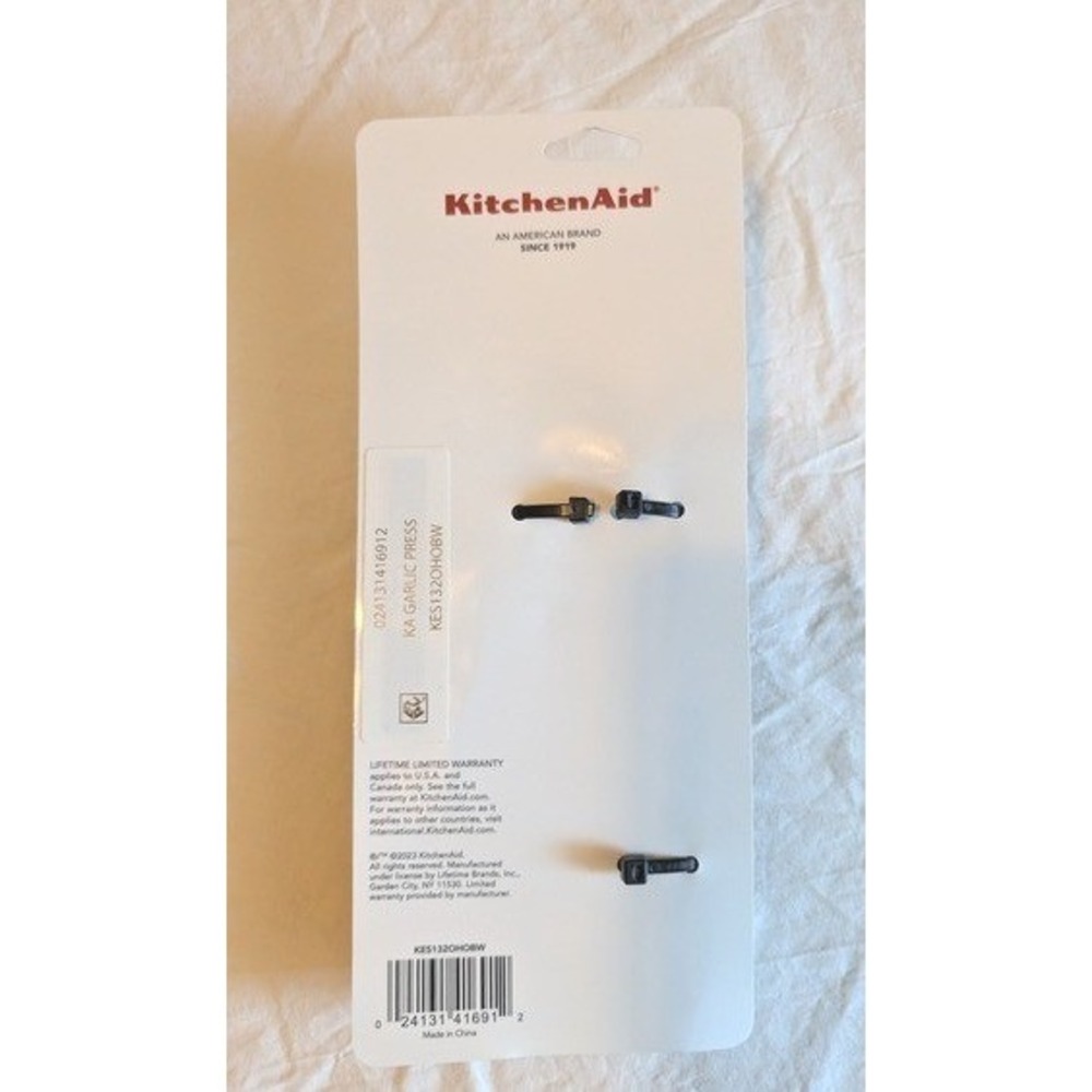 KitchenAid Garlic Press Stainless Steel w/ Soft Grip Handle NEW Sealed - Picture 3 of 4